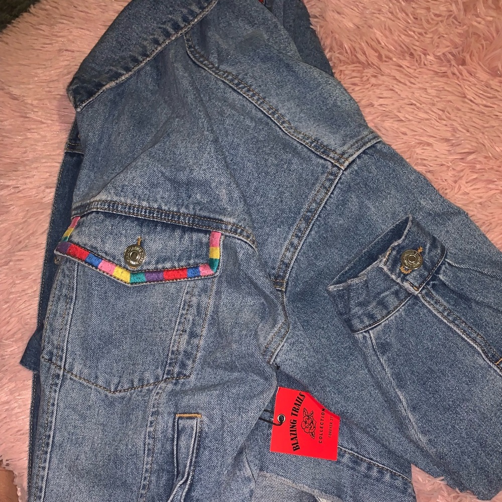 Denim multicolor Jean jacket